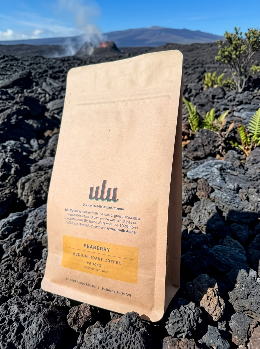 100% Kona Peaberry Coffee