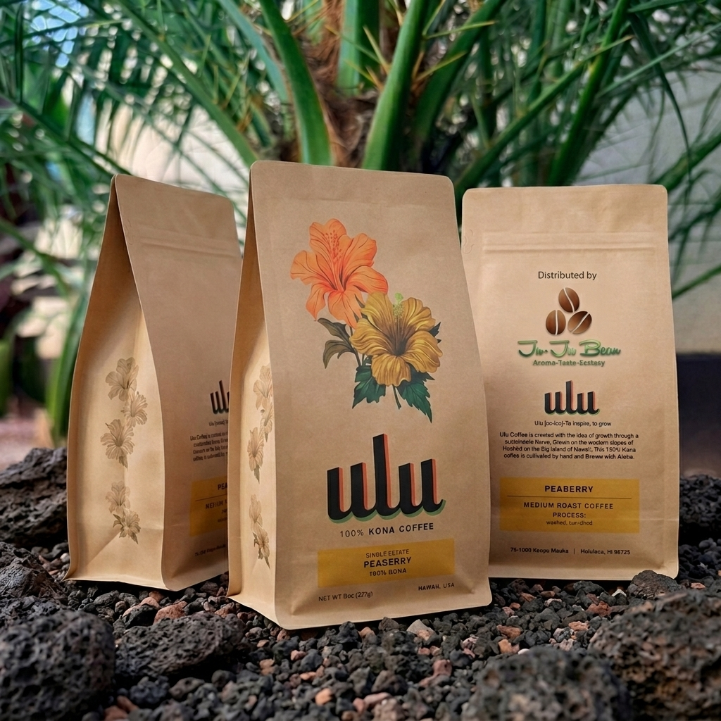 100% Kona Peaberry Coffee
